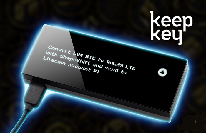 کیف سخت افزاری ارز دیجیتال KeepKey