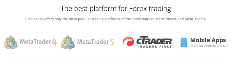 Trading Platforms at LiteForex Broker